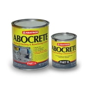 ABATRON Abocrete Kit - Self-Leveling Concrete Epoxy Patching and Filling Compound - Concrete Repair and Cement Crack Filler Kit - Light Gray Sand Not Included, 1.25 Quarts
