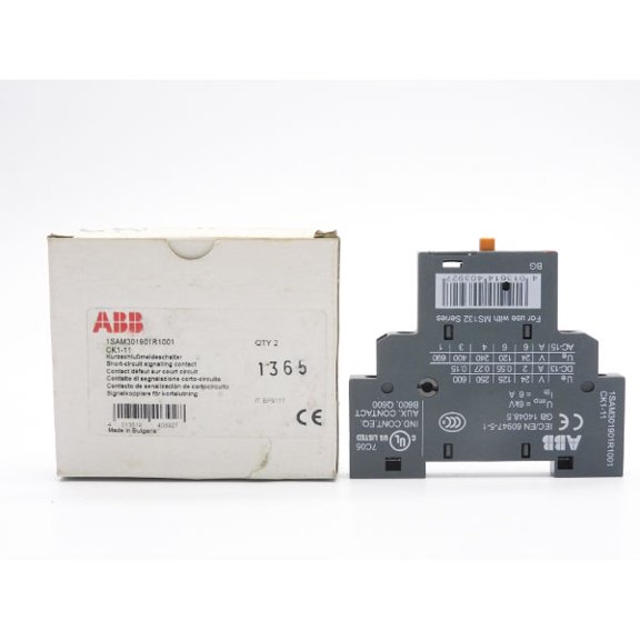 ABB 1SAM301901R1001 CK1-11 690V 6A (PKG OF 2) NSMP