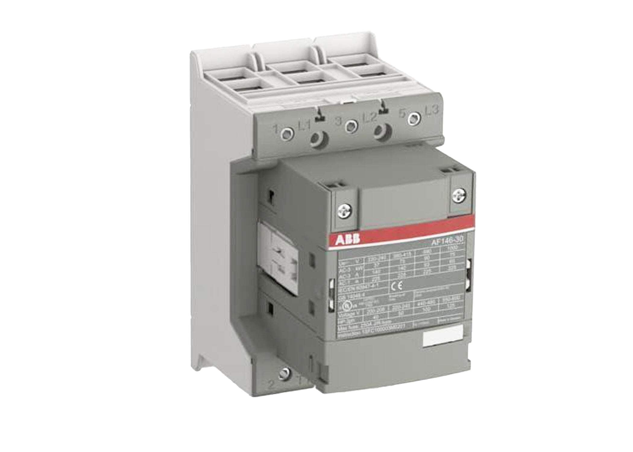 ABB 3-Pole Contactor AF140-30-00-13 - Walmart.com