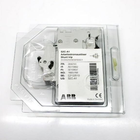 ABB S2C-A1 12-60V 1-Pole Shunt Trip Mechanism 2CDS200909R0001