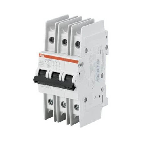 ABB SU203M-K15, Miniature Circuit Breaker; Trip Curve K; 15 Amp; 3 Pole; UL489