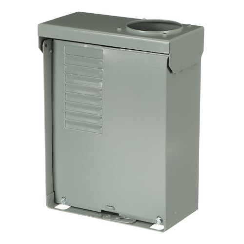 ABB 125 Amp Outdoor Load Center - 4 Space, 8 Circuit, NEMA 3R Metal Enclosure, Main Lug - View #3