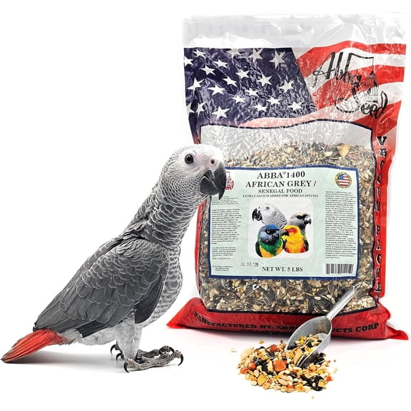 ABBA 1400 Bird Foods African Grey/Senegal Food 5lbs