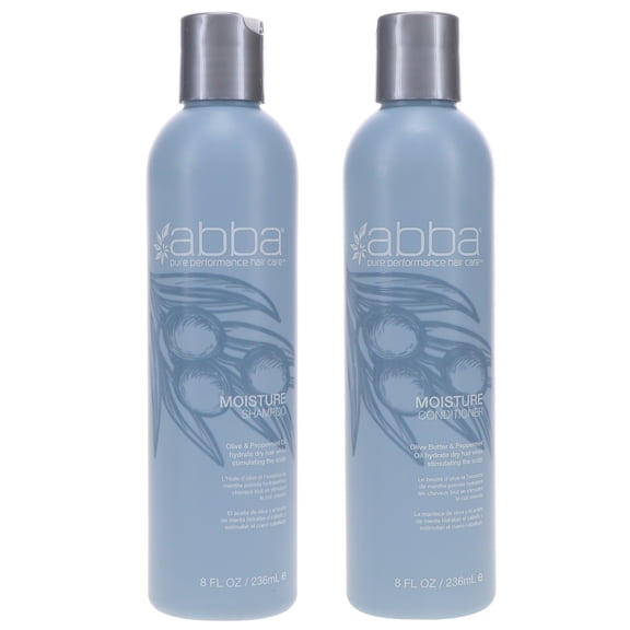 ABBA Moisture Shampoo 8 oz & Conditioner 8 oz Combo Pack