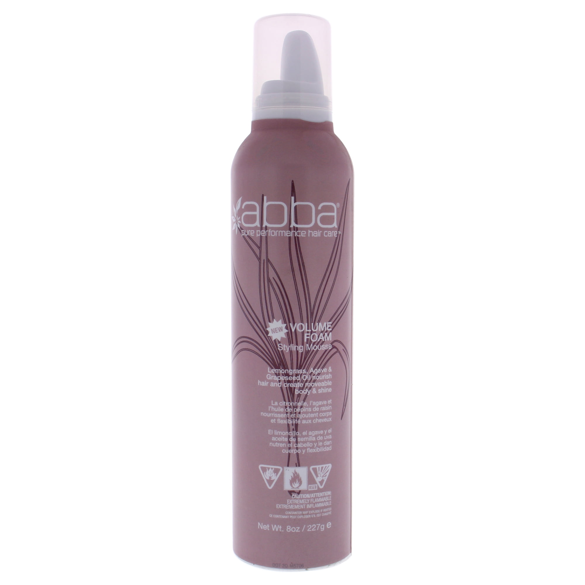 ABBA Volume Foam Styling Mousse for Unisex, 8 oz