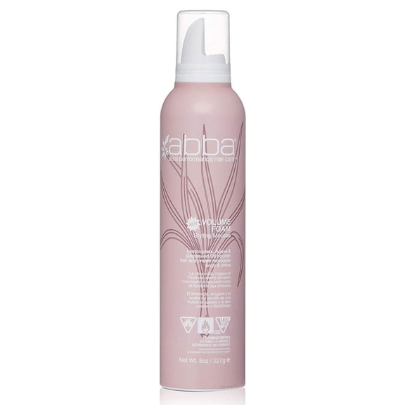 ABBA Volume Foam Styling Mousse for Unisex, 8 oz
