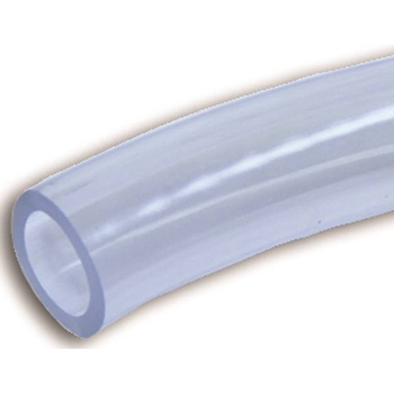Abbott Rubber Non-Toxic Vinyl Tubing, 9/16 in, 3/8 in ID x 9/16 in x 100 ft L, PVC, 3/32 in Wall