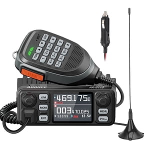 ABBREE GMRS Mobile Radio, Long Range 25W Emergency Car Radio 200 Channels Weather Radio and NOAA Alerts for Car,Truck,Off Road Overlanding Gear