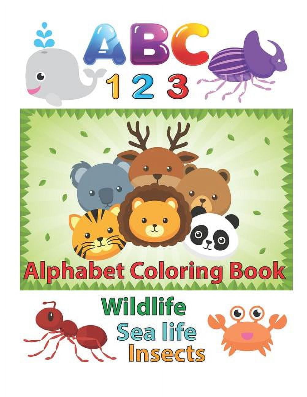ABC 123 Alphabet Coloring Book An Activity Book for Toddlers and