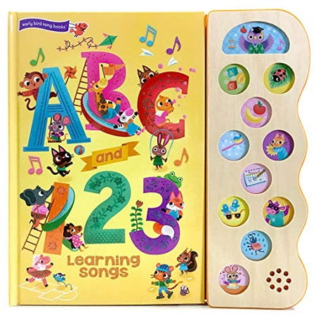 ABC and 123 Learning Songs by Rose Nestling (Board Book) English