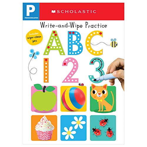 Pre-Owned ABC 123 Write and Wipe Flip Book: Scholastic Early Learners (Write and Wipe) (Spiral-bound) 1338272284 9781338272284