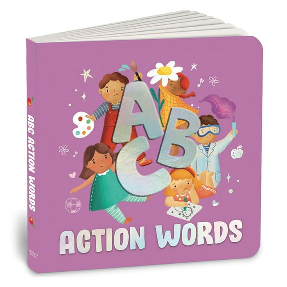 ABC Action Words: An Engaging Illustrated Board Book A to Z Action Words and Sentences for Kids, Toddlers Book for 3+ [P, (Board Book)