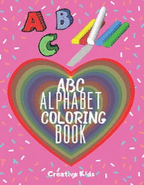 ABC Alphabet Coloring Book : A Fun Game for 3-8 Year Old - Picture For Toddlers & Grown Ups - Letters, Shapes, Color Animals-8.5 x 11" - 29 Pages (Paperback)