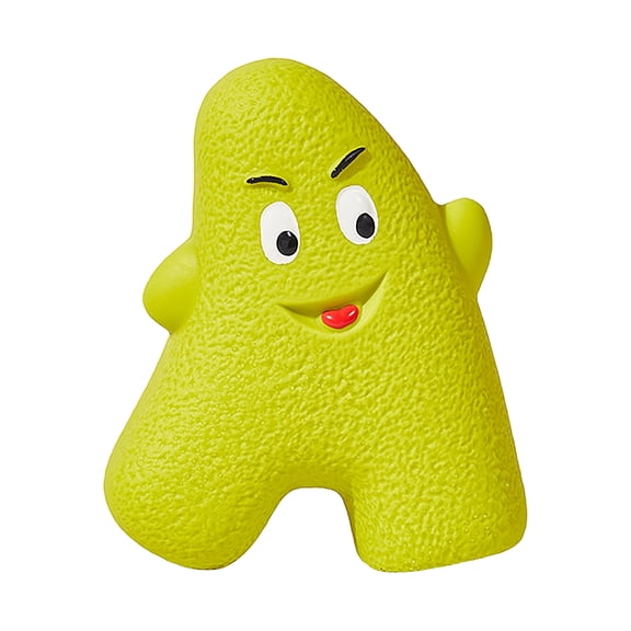 ABC Alphabet Letter Latex Dog Toys – Squeaky Educational Shape Toys for Interactive Training and Fetch,Rubber Chew Toys