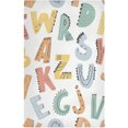 thumbnail image 1 of ABC Alphabet Pattern Dish Towels Set of 4, Cartoon Washable Tea Towels Dishcloths Lint-Free 18x28 Inch Fast Drying for Kitchen Restaurant Bar Clean, 1 of 7