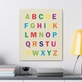 thumbnail image 1 of ABC Alphabet Sign on Canvas, 1 of 7