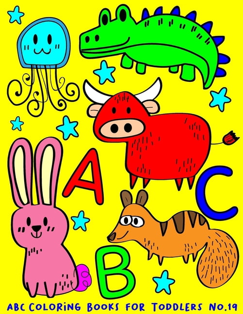 Abc Colo ABC Animal Coloring Book: ABC Coloring Books for Toddlers No.19: abc ...