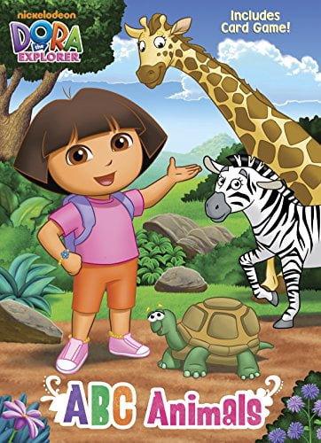 Pre-Owned ABC Animals (Dora the Explorer) (Color Plus Card Stock ...