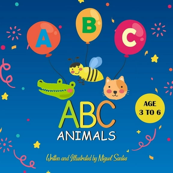 ABC Animals: Early Stage Reading Book, (Paperback)