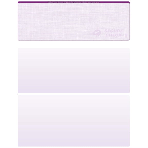 ABC Blank Check Stock (Linen) - Check on Top Gold Blank Checks for Laser & Inkjet Printers - Standard Letter Size Blank Check Paper Ideal for Personal & Business Checks - 1000 Sheets