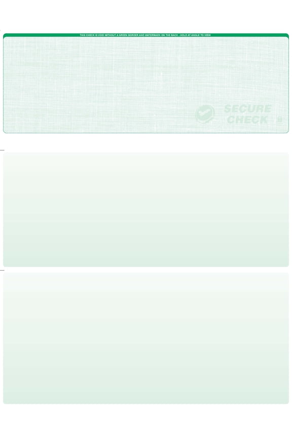 ABC Blank Check Stock (Linen) - Check on Top Gold Blank Checks for Laser & Inkjet Printers - Standard Letter Size Blank Check Paper Ideal for Personal & Business Checks - 1000 Sheets