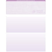 ABC Blank Check Stock (Linen) - Check on Top Purple Blank Checks for Laser & Inkjet Printers - Standard Letter Size Blank Check Paper Ideal for Personal & Business Checks - 500 Sheets
