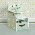 thumbnail image 1 of Delta Children ABC Alphabet Chair Desk with Storage Bin, Natural & Sage Green, 1 of 15