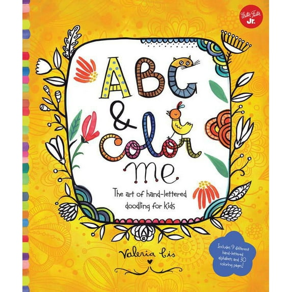 ABC & Color Me : The art of hand-lettered doodling for kids (Paperback)