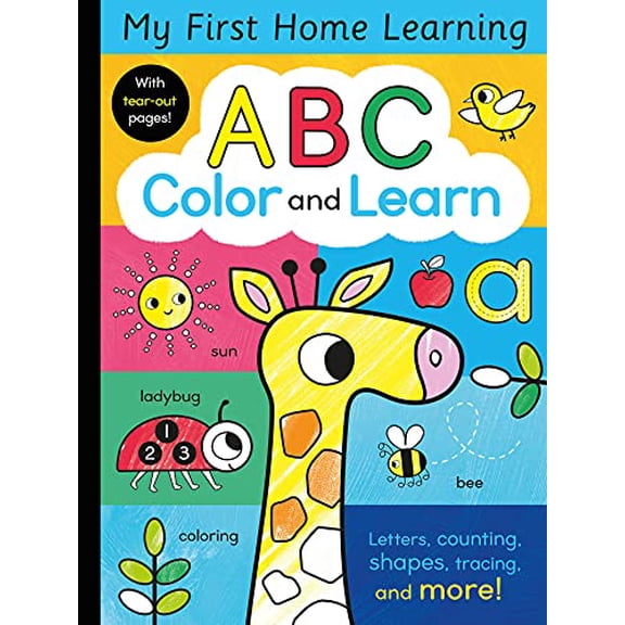 Pre-Owned ABC Color and Learn: Letters, counting, shapes, tracing, and more! (My First Home Learning), 9781664340312, 1664340319, Paperback,