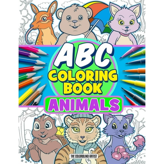 ABC Coloring Book Animals: Coloring Book for KIds - All ages, (Paperback)
