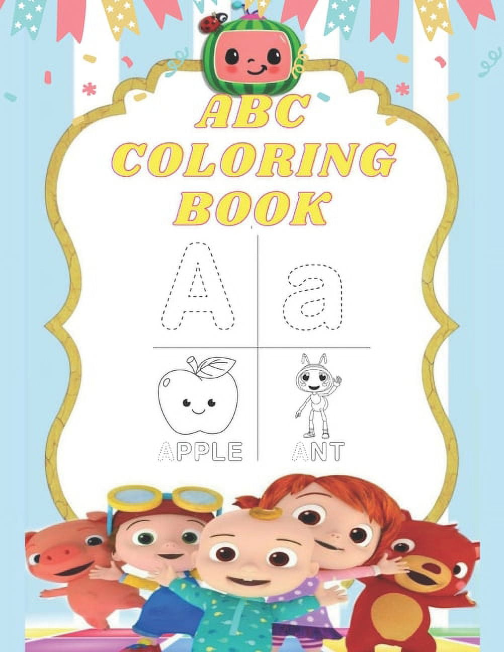 ABC Coloring Book : Cocomelon coloring book For kids ages 2-6. (Paperback)