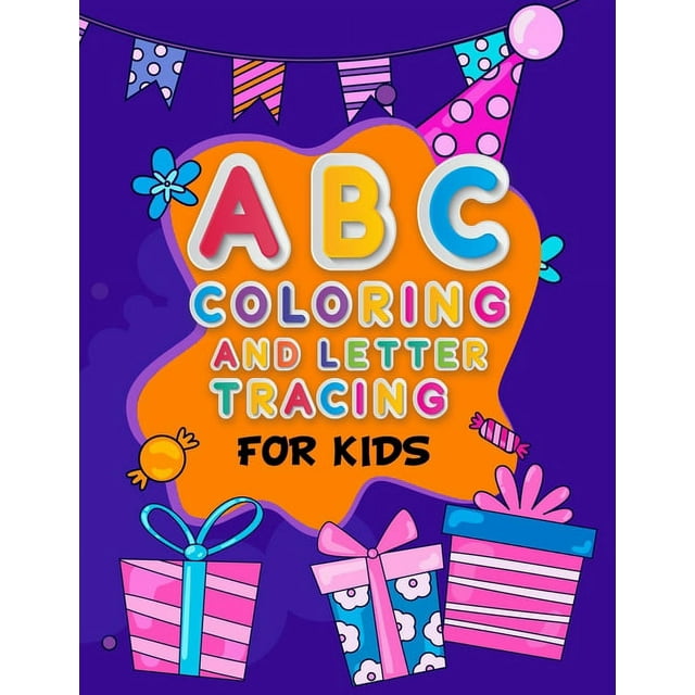 ABC Coloring and Letter Tracing for Kids Mindful Breathing Toddler