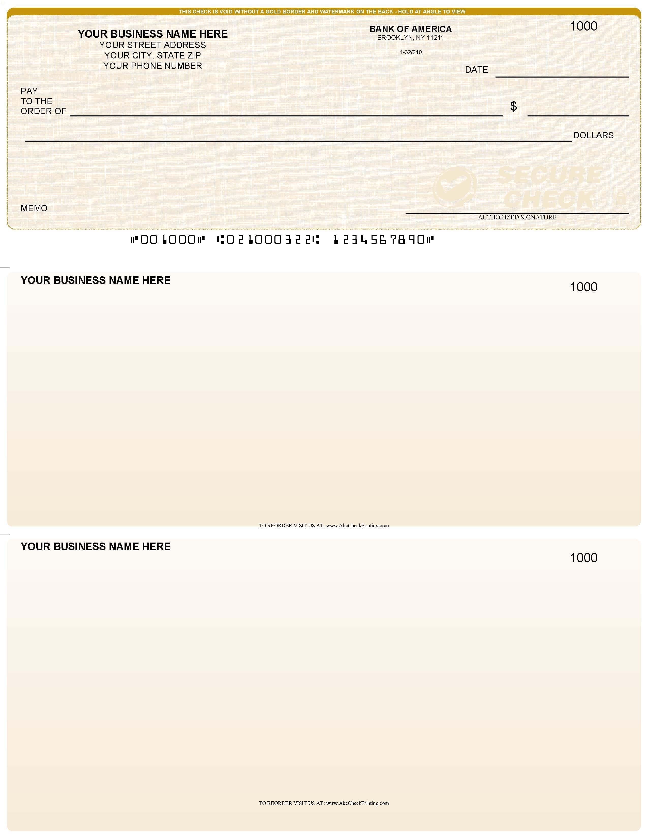 ABC Computer Checks – Compatible w/QuickBooks Desktop, Top Position ...