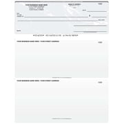 ABC Computer Checks   Top Format, Marble Gray, 500 Sheets, 1 Check per Sheet, 8.5 x 11, Compatible with QuickBooks and Laser Printers
