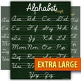 thumbnail image 1 of ABC Cursive Script Alphabet poster EXTRA LARGE chart LAMINATED teaching classroom decoration Young N Refined, 1 of 4