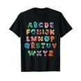 thumbnail image 1 of ABC Cute Monster Alphabet Halloween Teacher Costume Kids T-Shirt, 1 of 5