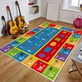 thumbnail image 1 of ABC Educational Area Rugs for Kids Playroom Alphabet Numbers Classroom Rugs Learning Anti-slip Carpet for Children Bedroom, 1 of 5