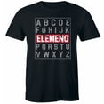 thumbnail image 1 of ABC Elemeno Tee Shirt Teacher's Gift Alphabet T-Shirt, 1 of 2