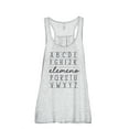 thumbnail image 1 of ABC Elemeno Women's Fashion Sleeveless Flowy Racerback Workout Yoga Tank Top Sport Grey X-Large, 1 of 3