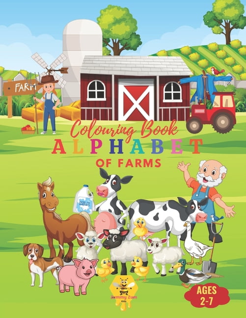 ABC Explorers Coloring Books Farmyard ABCs: An Alphabet Coloring Book ...