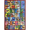 thumbnail image 1 of Joy Carpets Kid Essentials ABC Feelings 10'9" x 13'2" Area Rug in Color Multi, 1 of 1