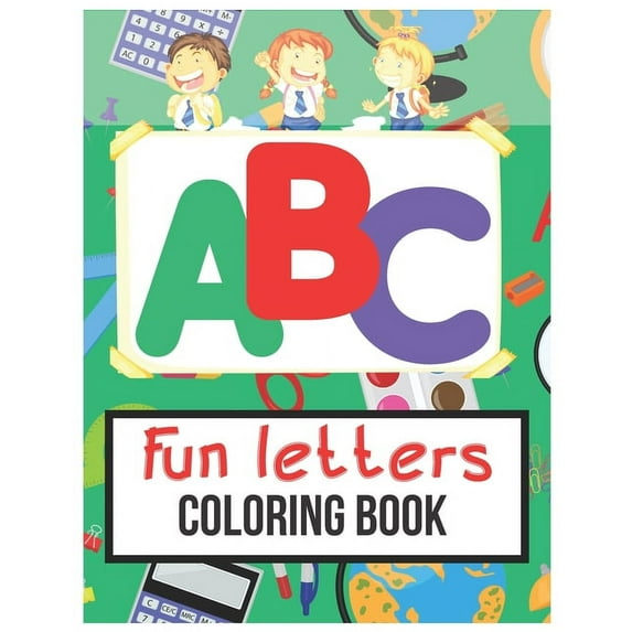 ABC Fun Letters Coloring Book, (Paperback)