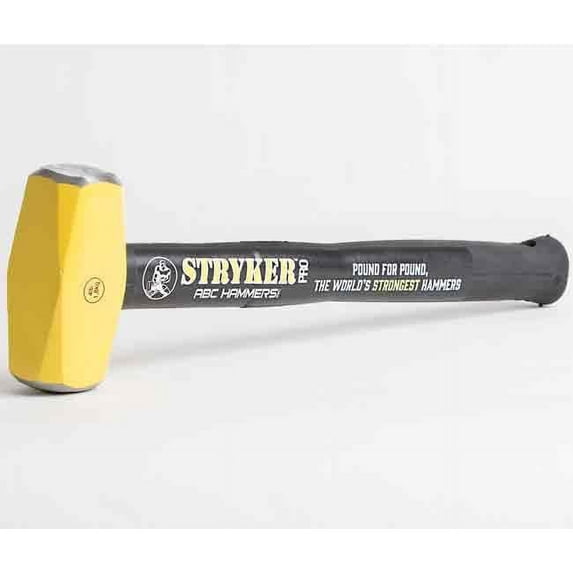 ABC Hammers 12 in. Head with Steel Reinforced Rubber Handle, 4 lbs