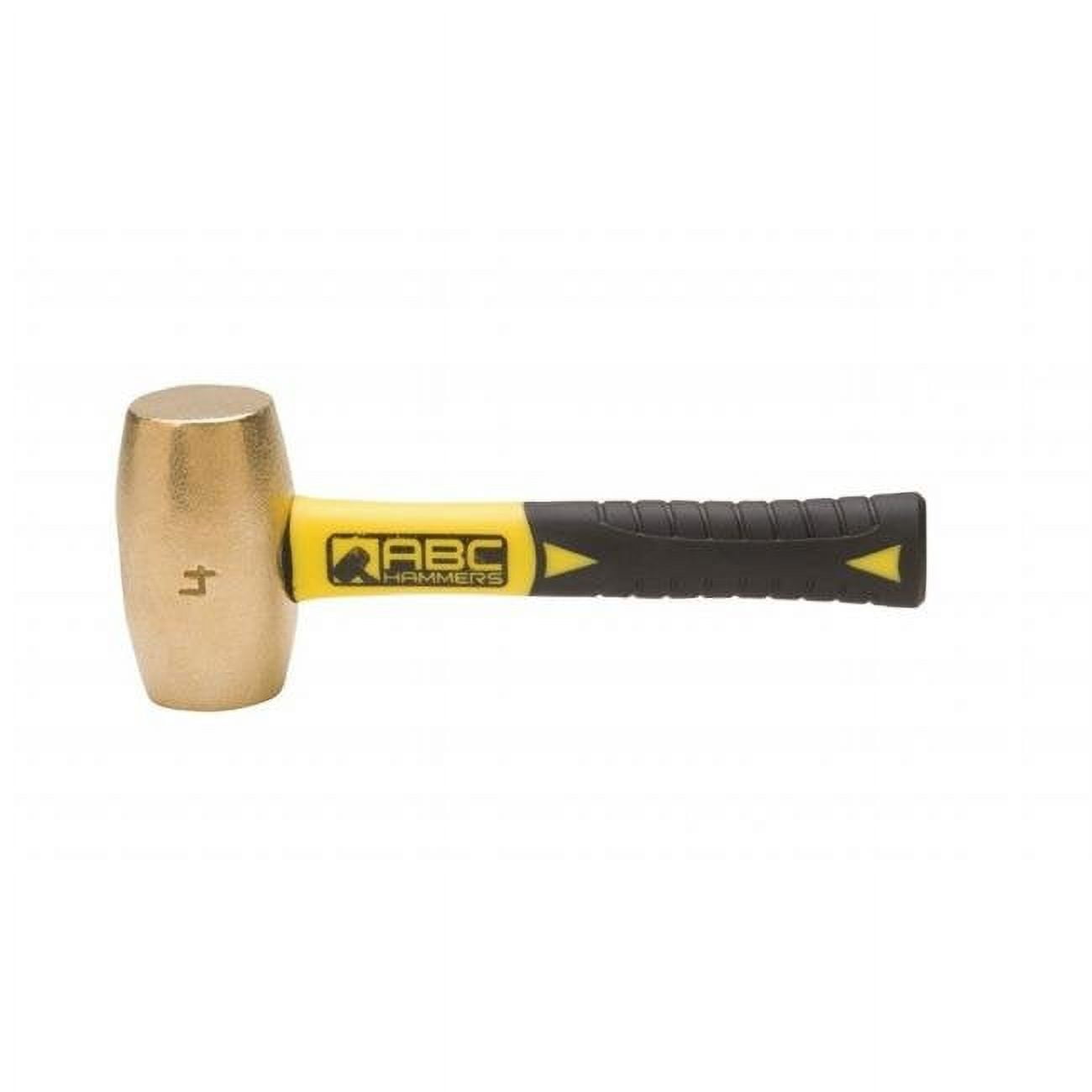 ABC Hammers Inc. ABC4BFS 4 lb. Brass Hammer with 8 inch Fiberglass