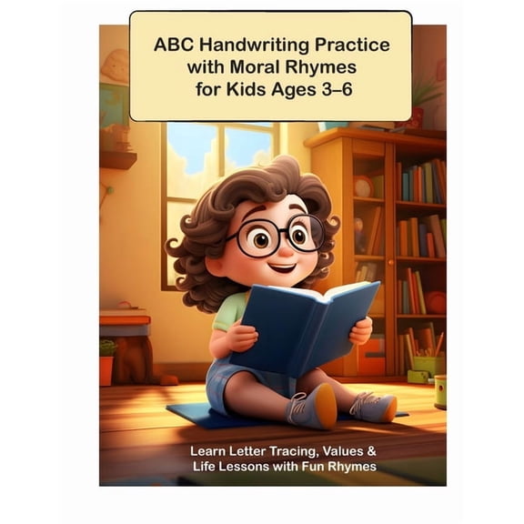 ABC Handwriting Practice with Moral Rhymes for Kids Ages 3-6: Learn Letter Tracing, Values & Life Lessons with Fun Rhyme, (Paperback)