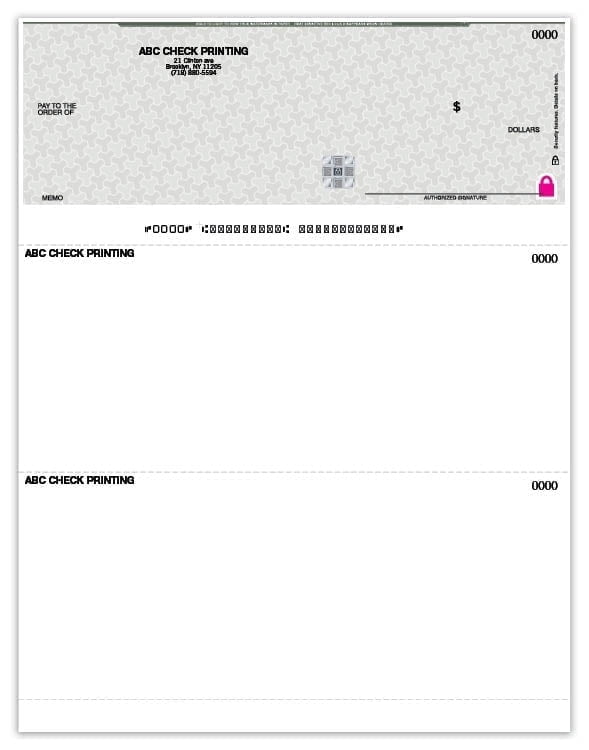 ABC High Security Printed Business Checks with Hologram, 500 Checks ...