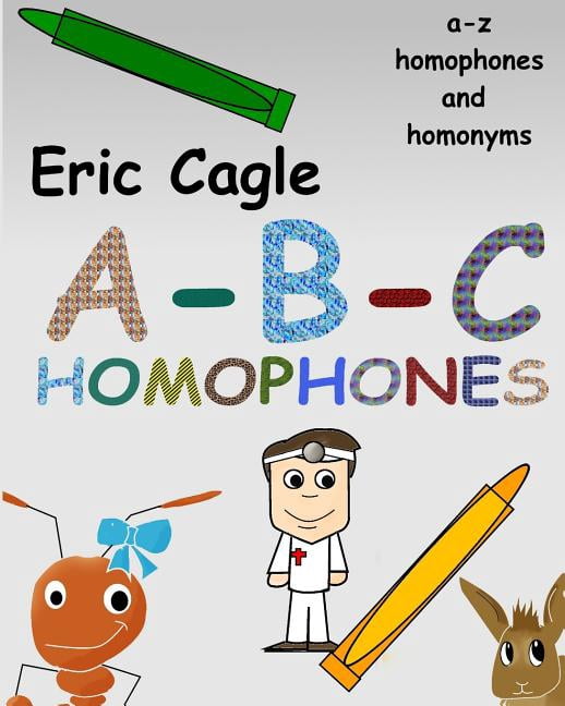 ABC Homophones and Homonyms Coloring Book - Walmart.com