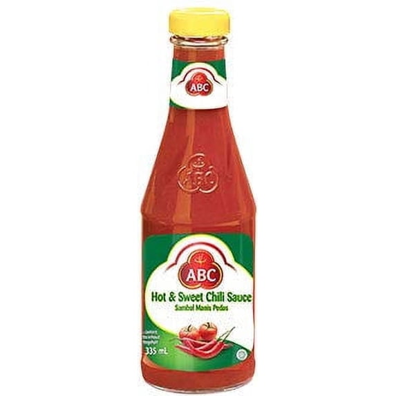 ABC Hot & Sweet Chili Sauce 11.3 FL Oz (335 mL)