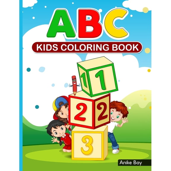 ABC Kids Coloring Book: 123, (Paperback)