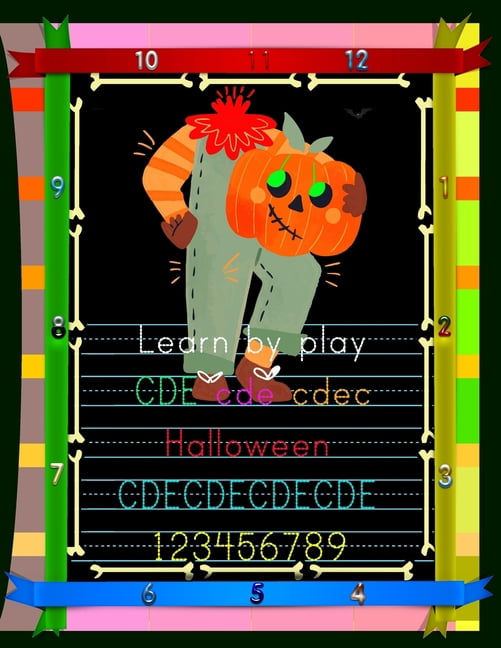 ABC Kindergarten Halloween Fun: Halloween Children ABC Activity Workbook.Halloween Children Alphabet Activity Workbook.H, (Paperback)